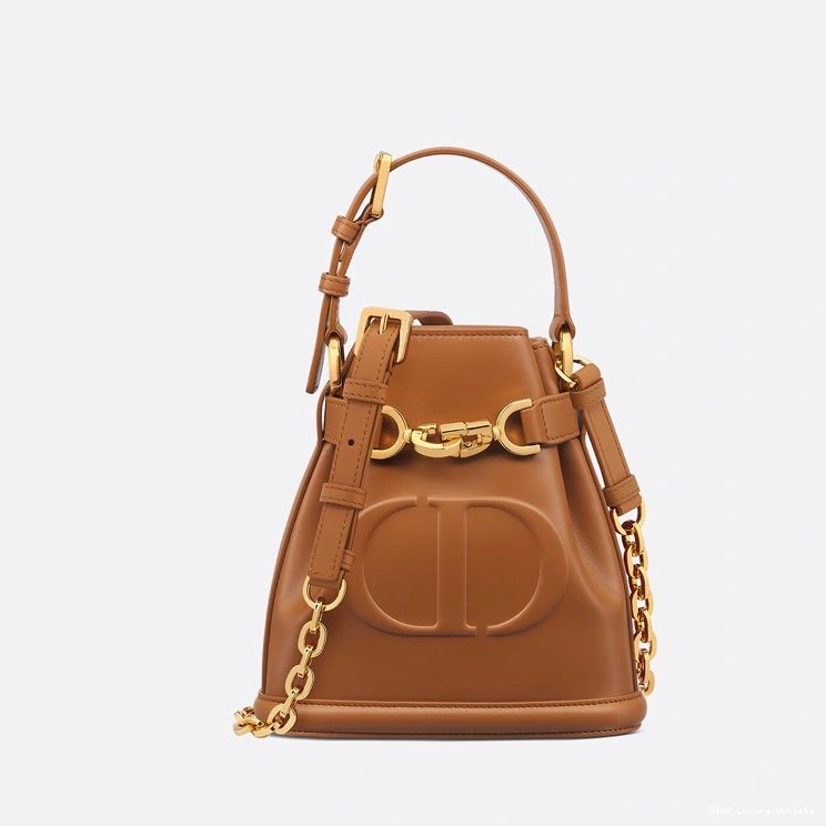 Cheap Bag Small Brown Dior C'est Calfskin CD-Embossed 0719 Luxury
